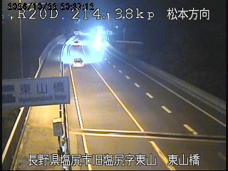 国道20号 東山橋の現在の道路・河川状況