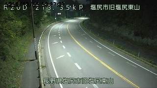 国道20号 塩尻峠の現在の道路・河川状況